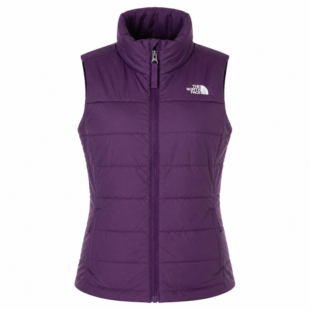 The North Face Aconcagua 2 Vest Womens S Purple Puffer Hiking Outdoor Gorpcore